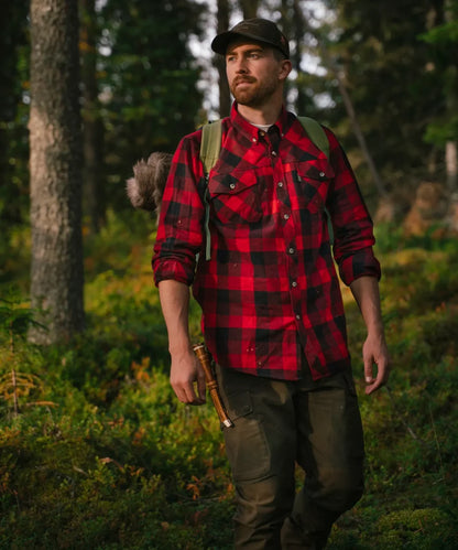 PINEWOOD LUMBO SHIRT M - FLANELLIPAITA