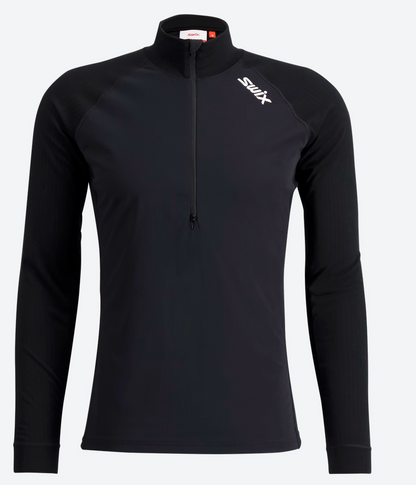 SWIX RACEX CLASSIC WIND HALF ZIP M - TUULENPITÄVÄ ALUSPAITA
