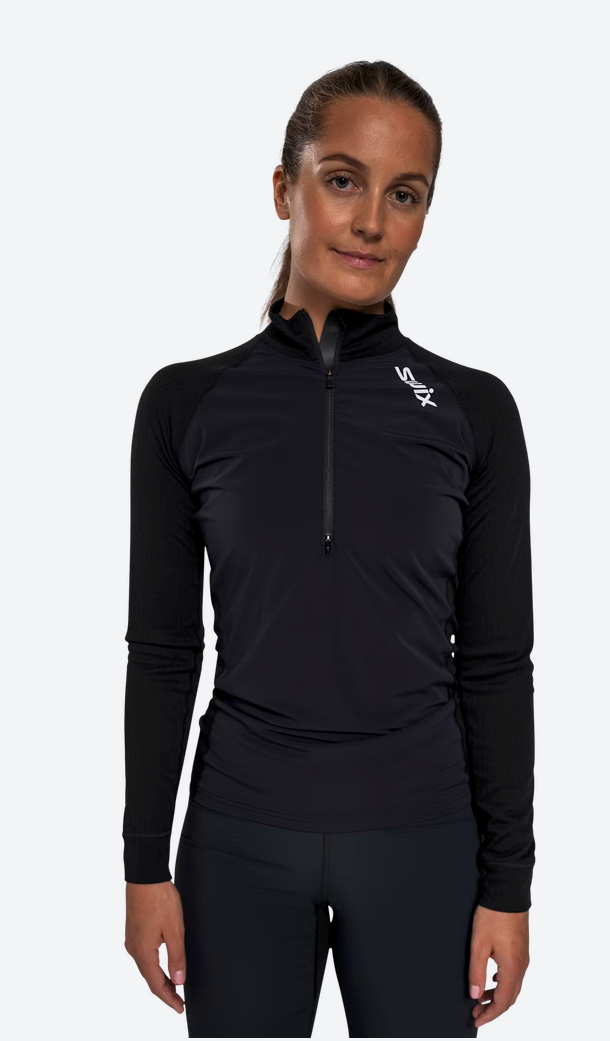 SWIX RACEX CLASSIC WIND HALFZIP W - TUULENPITÄVÄ ALUSPAITA