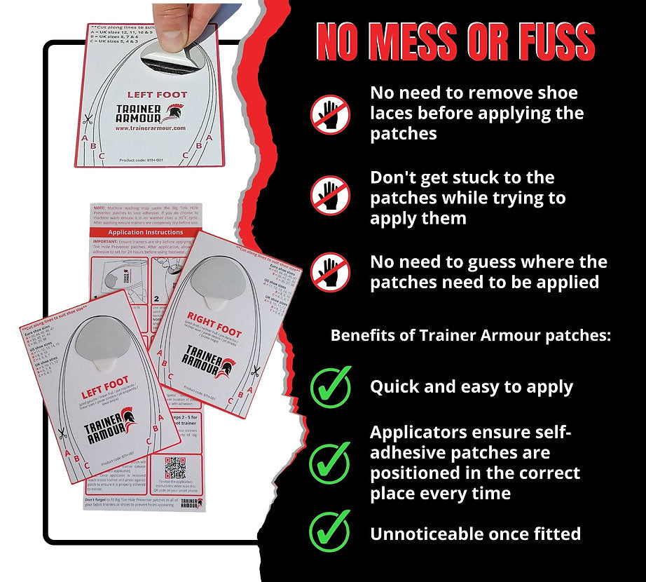 TRAINER ARMOUR BIG TOE HOLE PREVENTER - VARVASLAASTARI VALKOINEN