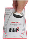 TRAINER ARMOUR BIG TOE HOLE PREVENTER - VARVASLAASTARI MUSTA