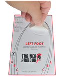 TRAINER ARMOUR BIG TOE HOLE PREVENTER - VARVASLAASTARI VALKOINEN