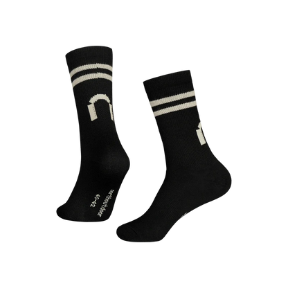 NORTH OUTDOOR ALL DAY MERINO TENNIS SOCKS STRIPE - MERINOSUKAT