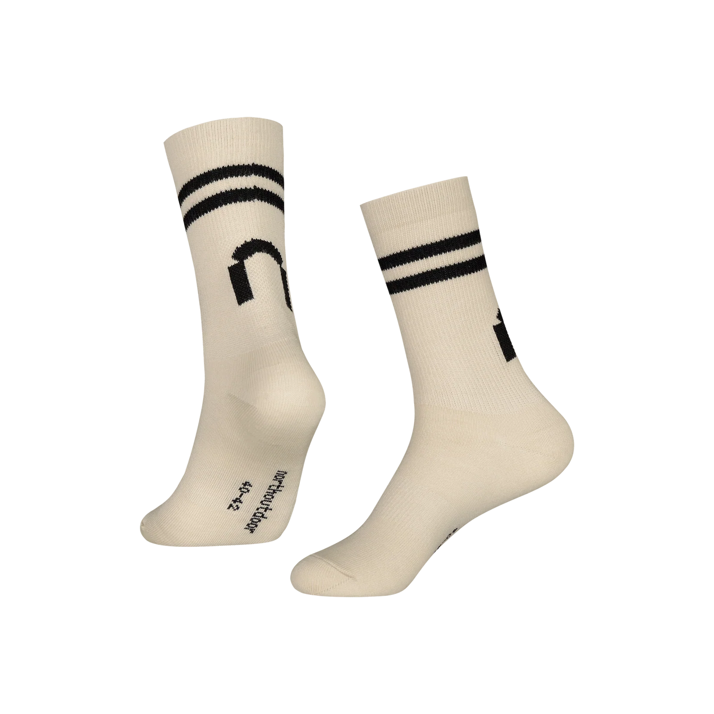 NORTH OUTDOOR ALL DAY MERINO TENNIS SOCKS STRIPE - MERINOSUKAT