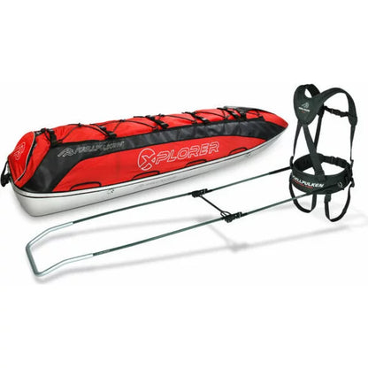 FJELLPULKEN XPLORER 188 INCL SHAFT AND HARNESS PRO - VAELLUSAHKIO, SIS AISAT JA VALJAAT
