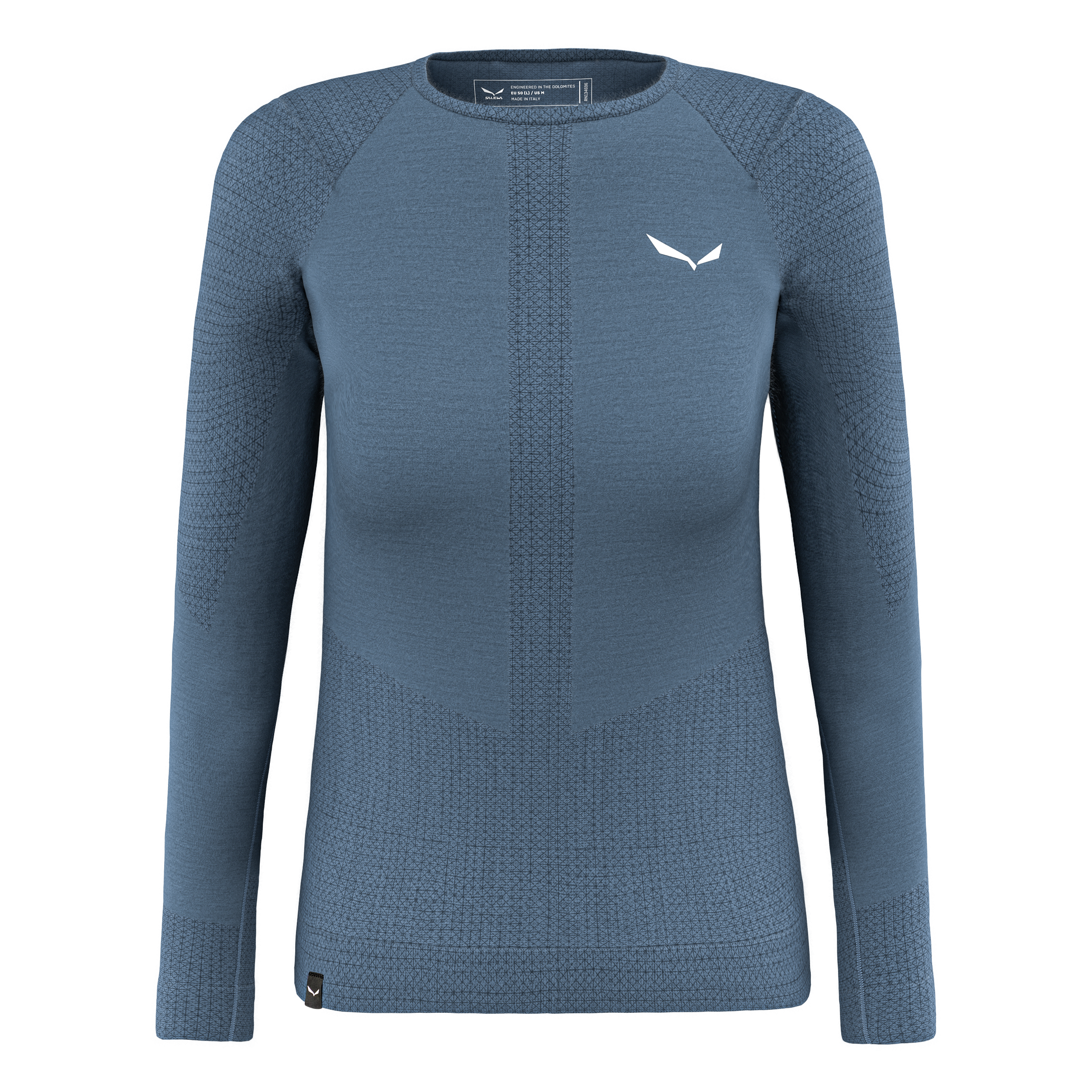 SALEWA ZEBRU MED WARM AMR W L/S TEE. - TEKNINEN MERINOALUSPAITA
