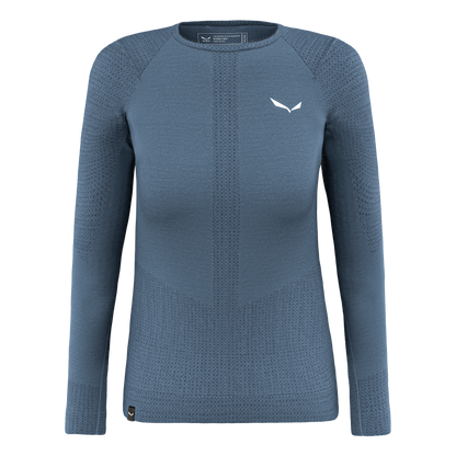 SALEWA ZEBRU MED WARM AMR W L/S TEE. - TEKNINEN MERINOALUSPAITA