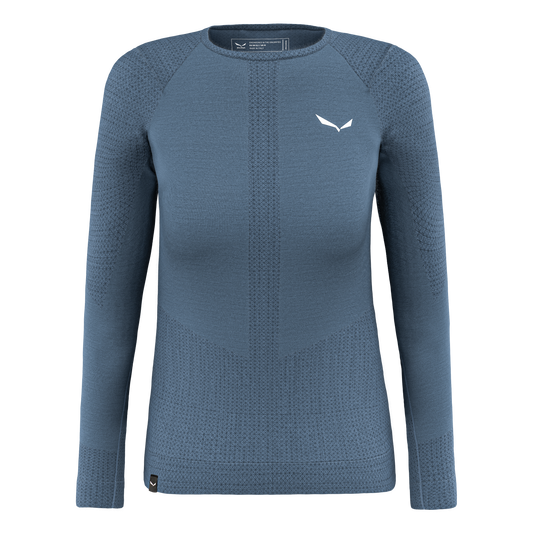 SALEWA ZEBRU MED WARM AMR W L/S TEE. - TEKNINEN MERINOALUSPAITA
