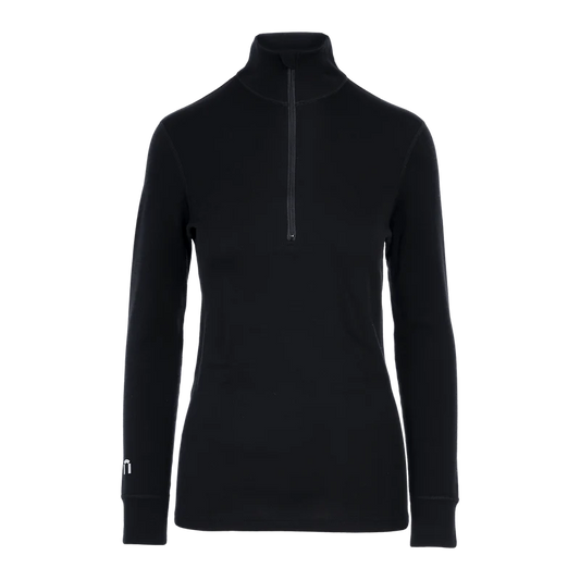 NORTH OUTDOOR ARCTIC 260 MIDLAYER ZIP W - VÄLIPAITA MERINOVILLAA