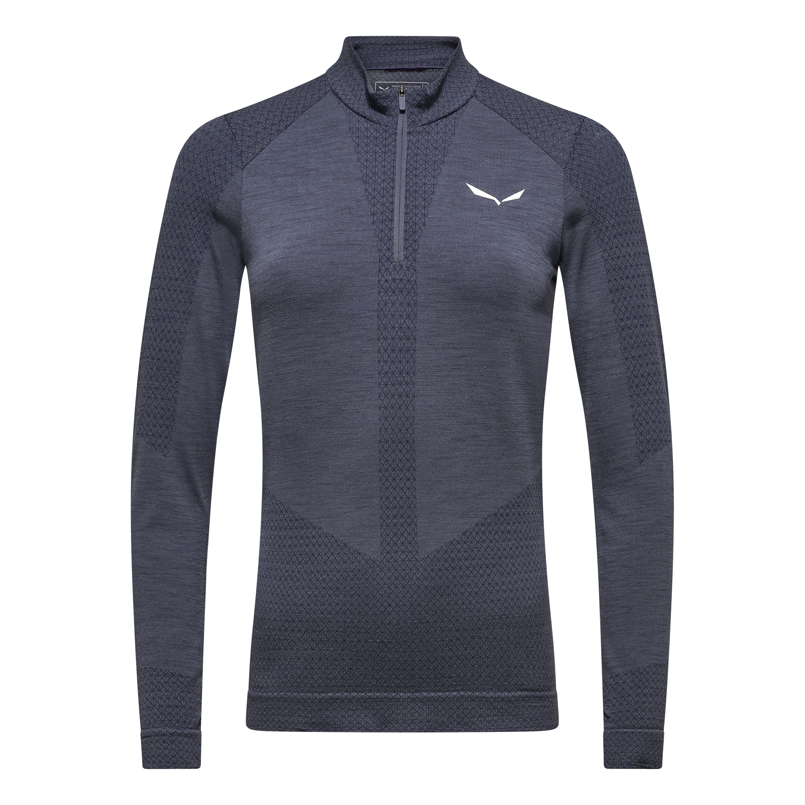 SALEWA ZEBRU MED WARM AMR W 1/2Z TEE. - TEKNINEN MERINOALUSPAITA