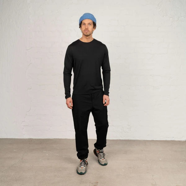 NORTH OUTDOOR JOE MERINO LONG-T M- PITKÄHINAINEN MERINO T-PAITA