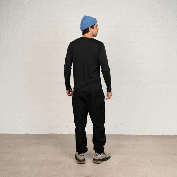 NORTH OUTDOOR JOE MERINO LONG-T M- PITKÄHINAINEN MERINO T-PAITA