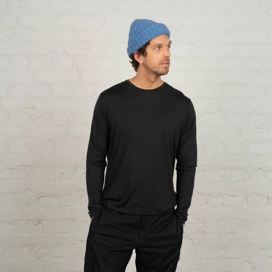 NORTH OUTDOOR JOE MERINO LONG-T M- PITKÄHINAINEN MERINO T-PAITA
