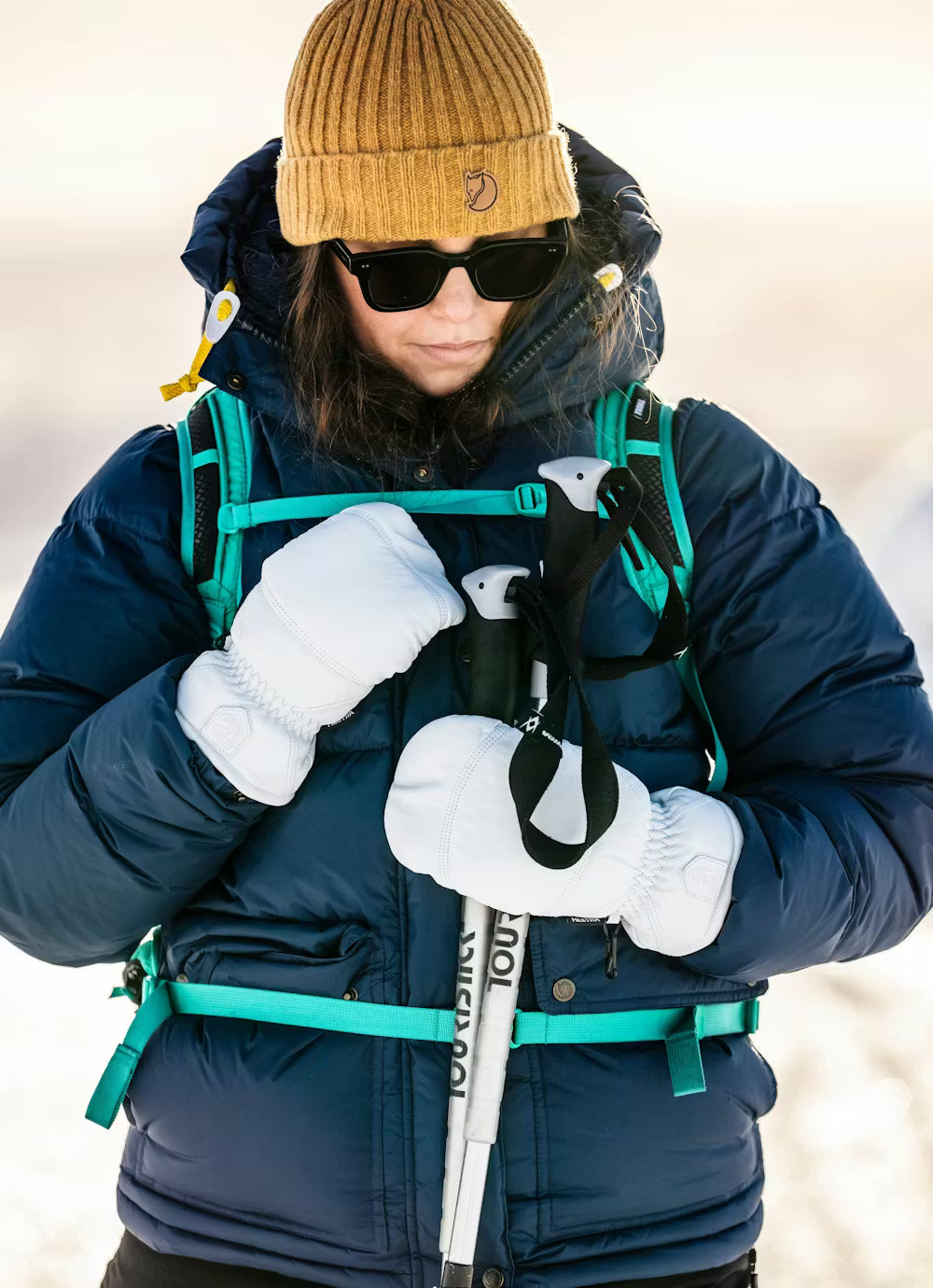 HESTRA LEATHER BOX MITT - NAHKARUKKASET