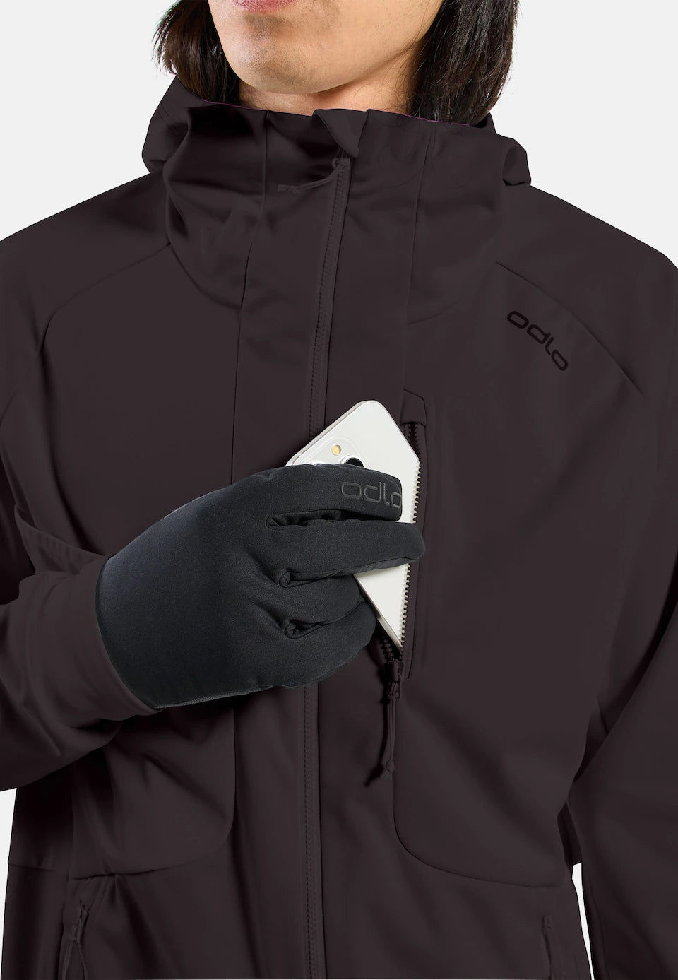 ODLO ZEROWEIGHT WINDPROOF X WARM JACKET M - HIIHTO/JUOKSUTAKKI