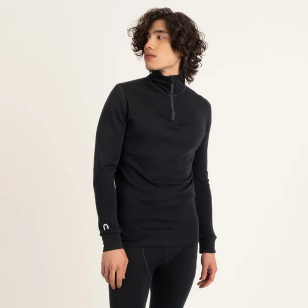 North Outdoor Arctic 260 Midlayer Zip M - miesten merino vetoketjupoolo - Image 2