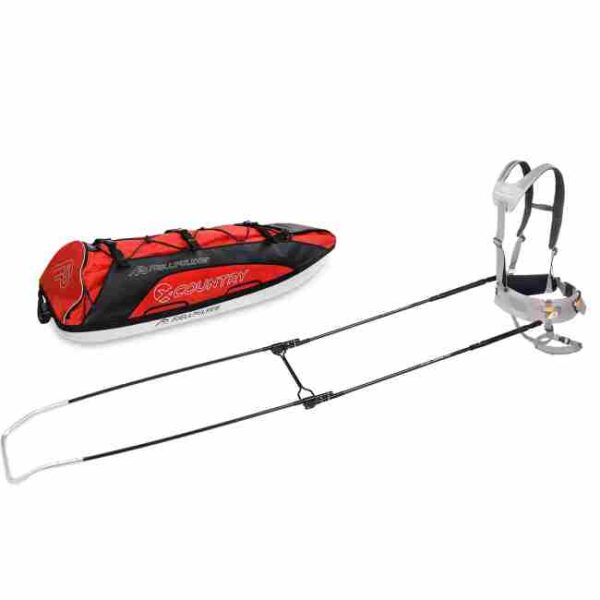 Fjellpulken Xcountry 130 Incl Shaft And Harness Std