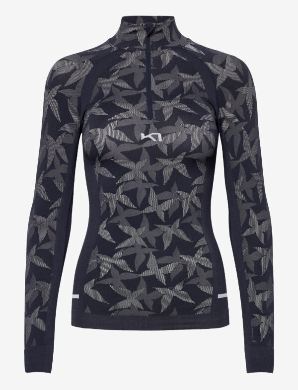 Kari Traa Butterfly H/Z - naisten vetoketjullinen tekninen kerrastopaita - Image 3